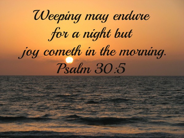 Weeping may endure for a night by Edifying Designs